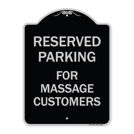 Signmission For Massage Customers Heavy-Gauge Aluminum Architectural Sign, BS-1824-23946 A-DES-BS-1824-23946